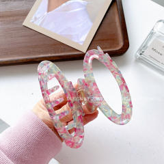 Korean fashion easy match hollow oval shape hair claw clips