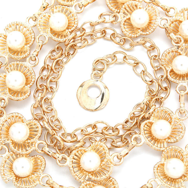 Occident fashion easy match chain belt for women