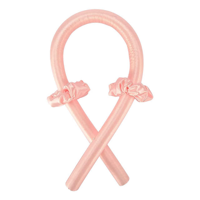 Amazon hot sale plain color stain hair roller heatless curl headband