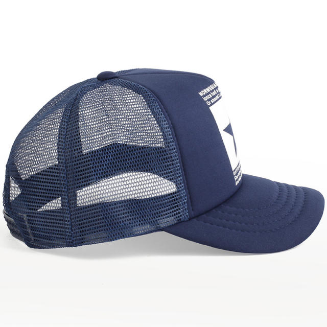 Summer design star pattern colorful baseball cap