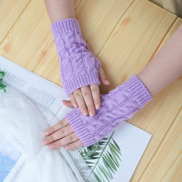 Korean fashion warm corset fingerless gloves