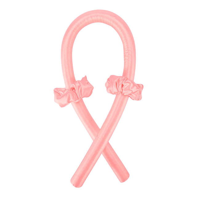 Amazon hot sale plain color stain hair roller heatless curl headband