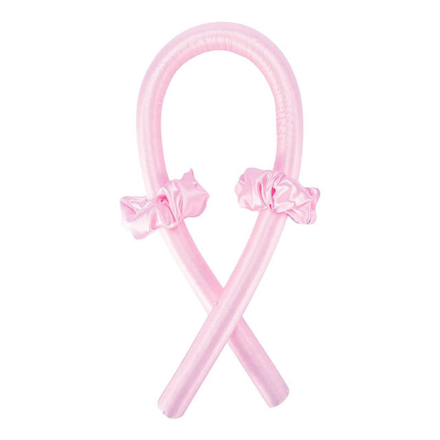 Amazon hot sale plain color stain hair roller heatless curl headband