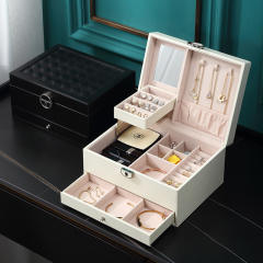Occident fashion large capacity jewelry box