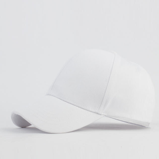 Cotton material plain color summer ponytail baseball cap