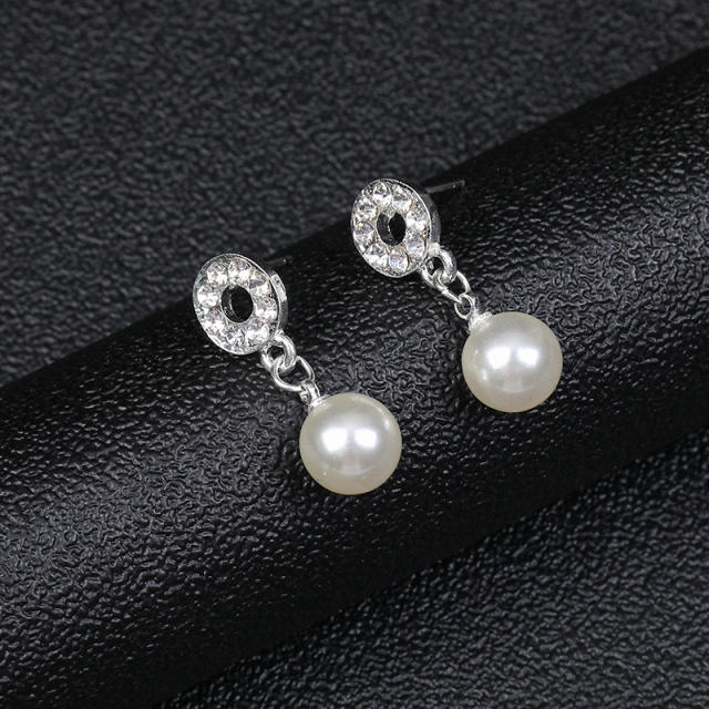 Korean fashion personality pearl necklace set