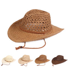 Summer design straw design fedora hat for men