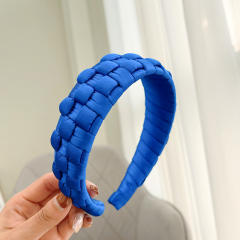Korean fashion satin braid headband
