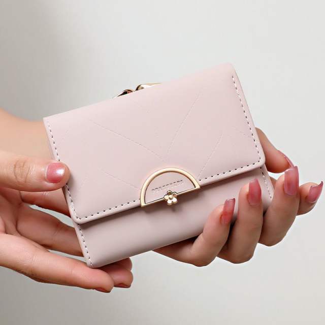 Korean fashion flower pattern women wallet