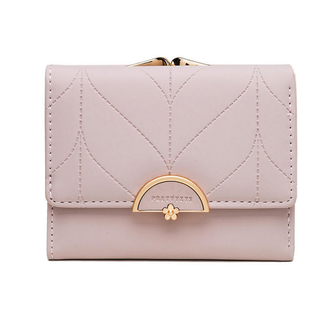 Korean fashion flower pattern women wallet