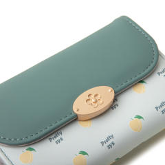 Korean fashion spring color flower pattern wallet