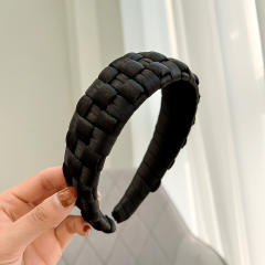 Korean fashion satin braid headband