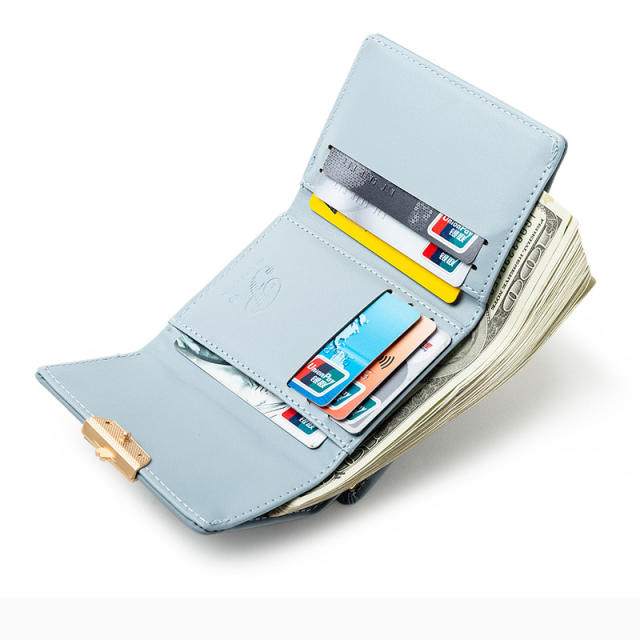 Korean fashion flower pattern women wallet