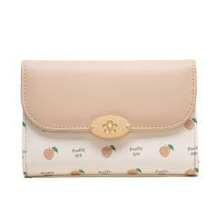 Korean fashion spring color flower pattern wallet