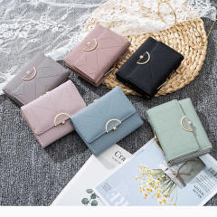 Korean fashion flower pattern women wallet