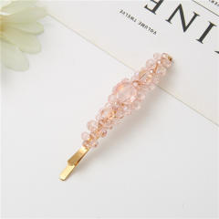 INS concise crystal beads bobby pins