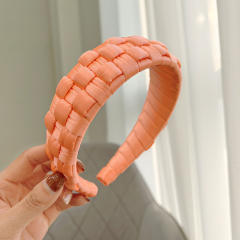 Korean fashion satin braid headband