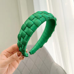 Korean fashion satin braid headband