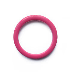 Concise color resin bangle