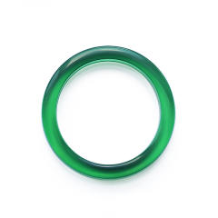 Concise color resin bangle