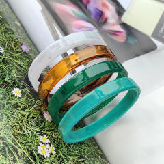 Concise design acrlicy cuff bangle(1pcs price)