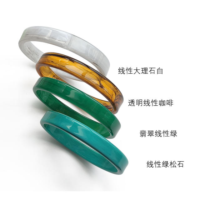 Concise design acrlicy cuff bangle(1pcs price)