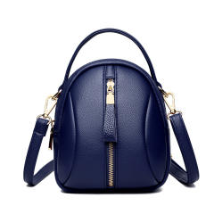 Korean fashion simple design leather crossbody bag
