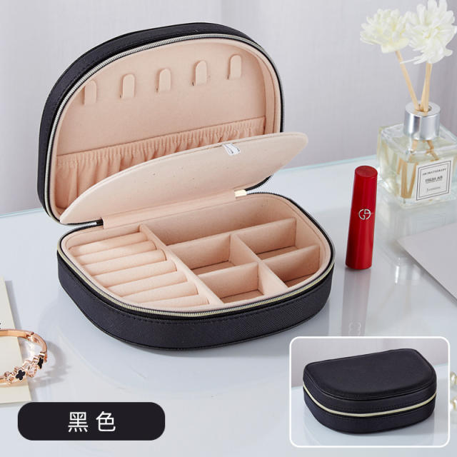 Concise semicircle shape waterproof jewelry box