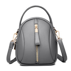 Korean fashion simple design leather crossbody bag