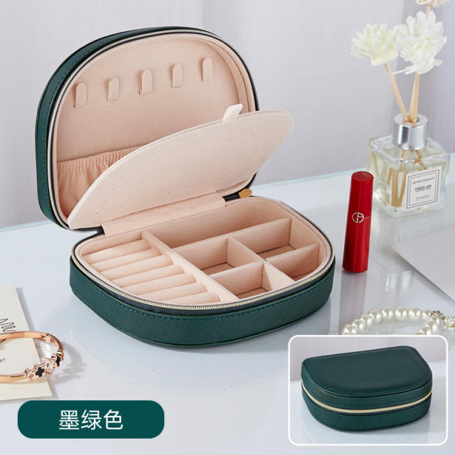 Concise semicircle shape waterproof jewelry box