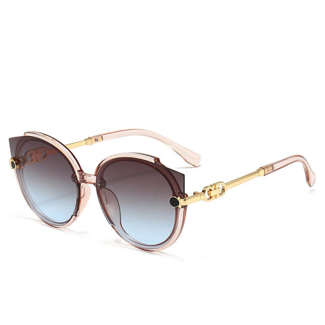 Occident fashion metal frame women sunglasses