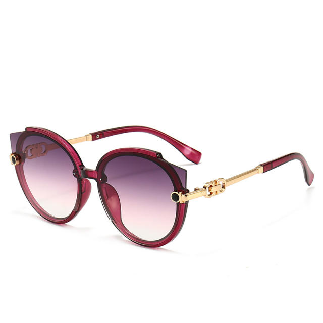 Occident fashion metal frame women sunglasses