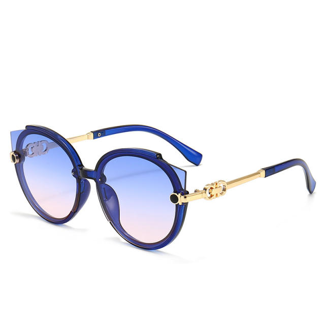 Occident fashion metal frame women sunglasses