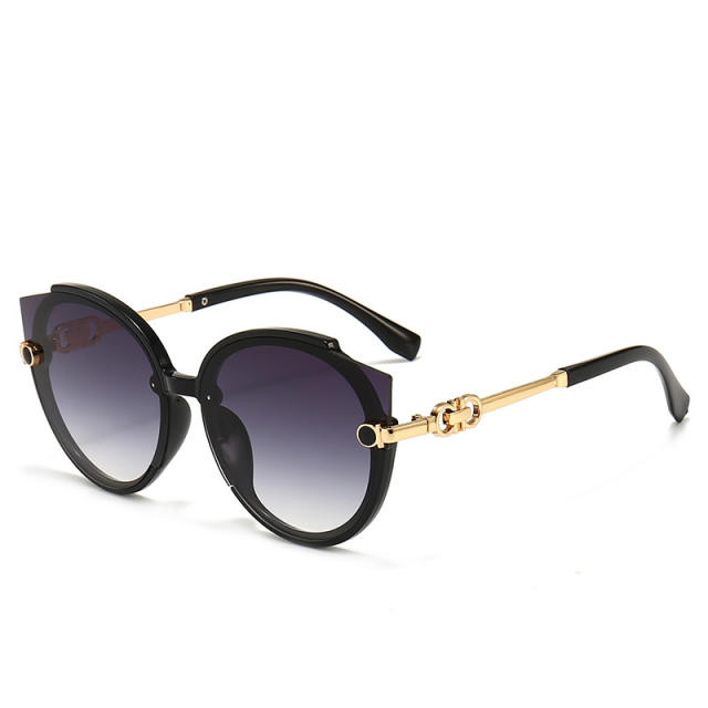 Occident fashion metal frame women sunglasses