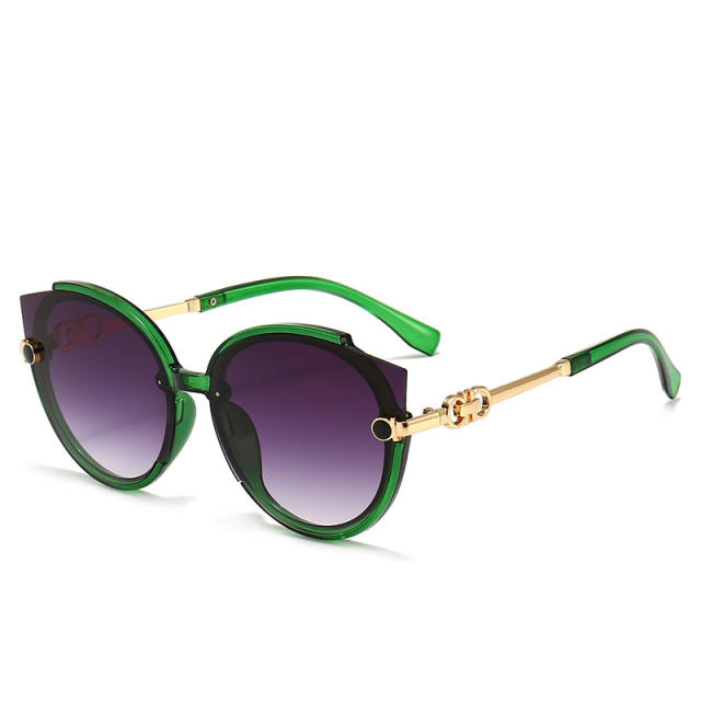 Occident fashion metal frame women sunglasses