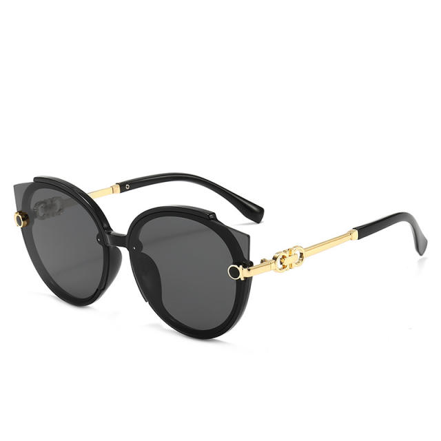 Occident fashion metal frame women sunglasses