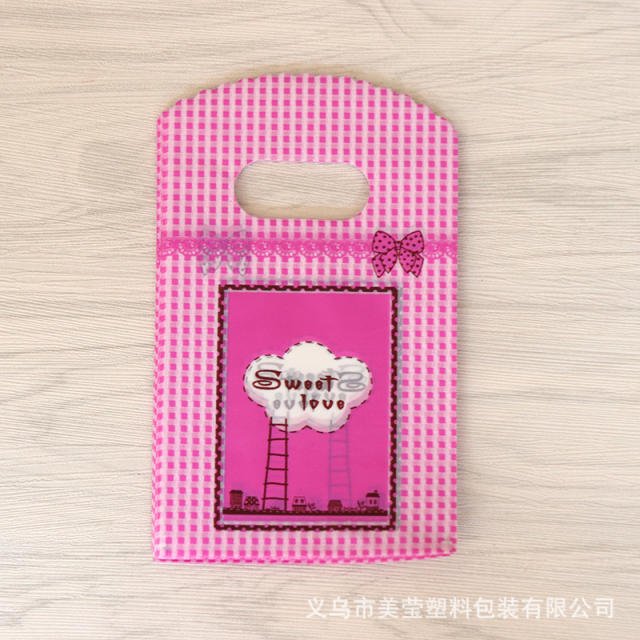50pcs 9*15cm cartoon jewelry bag