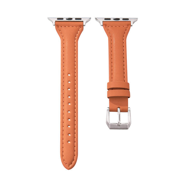 Leather watch band for apple watch