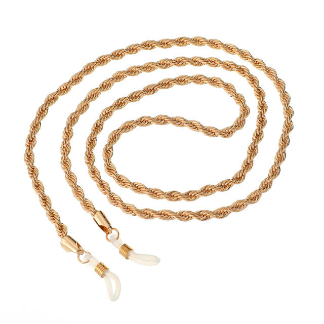 Concise rope chain glass chain