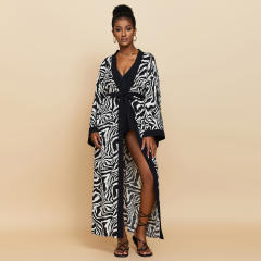 Occident fashion beach swimsuit cover up cardigan