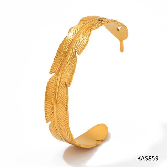 Occident fashion popular stainless steel necklace earrings bangle