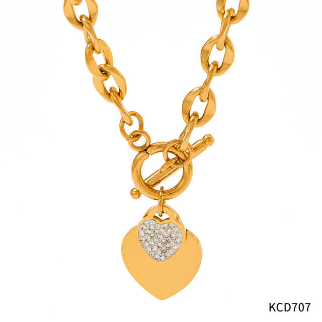 Occident fashion popular stainless steel necklace earrings bangle