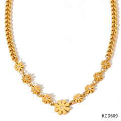 Occident fashion popular stainless steel necklace earrings bangle