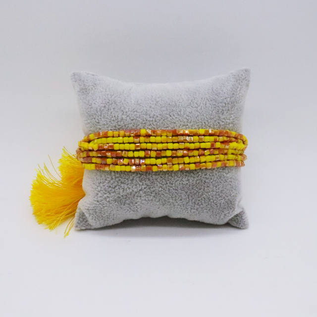 Boho miyuki beads layer bracelet