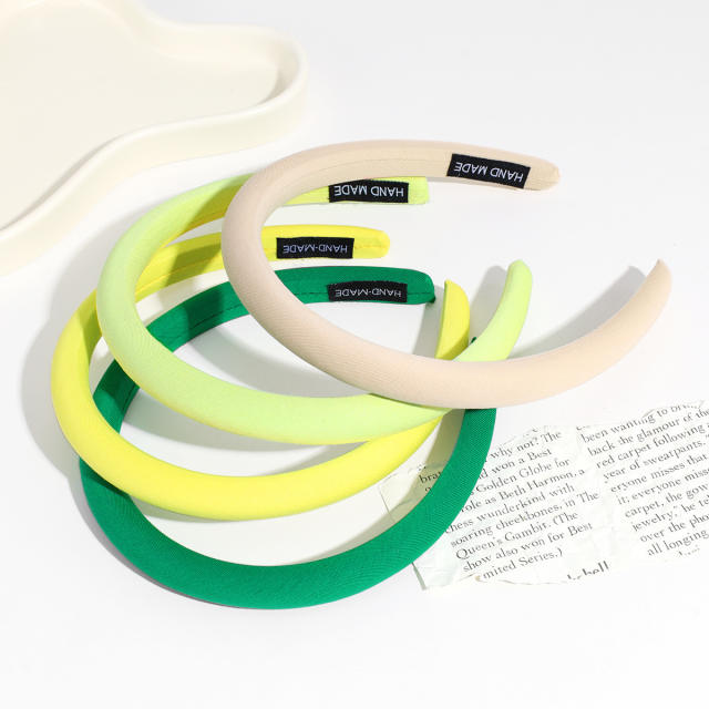 Spring summer candy color simple headband