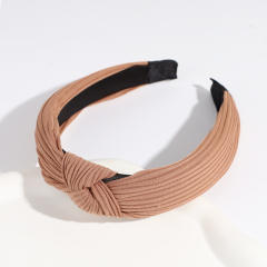 Plain color knotted headband