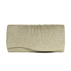 Plain color rhinestone evening bag