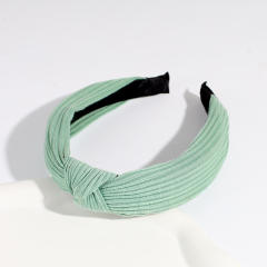 Plain color knotted headband