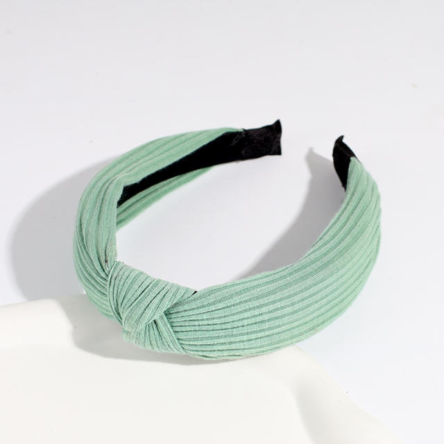 Plain color knotted headband
