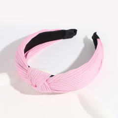 Plain color knotted headband